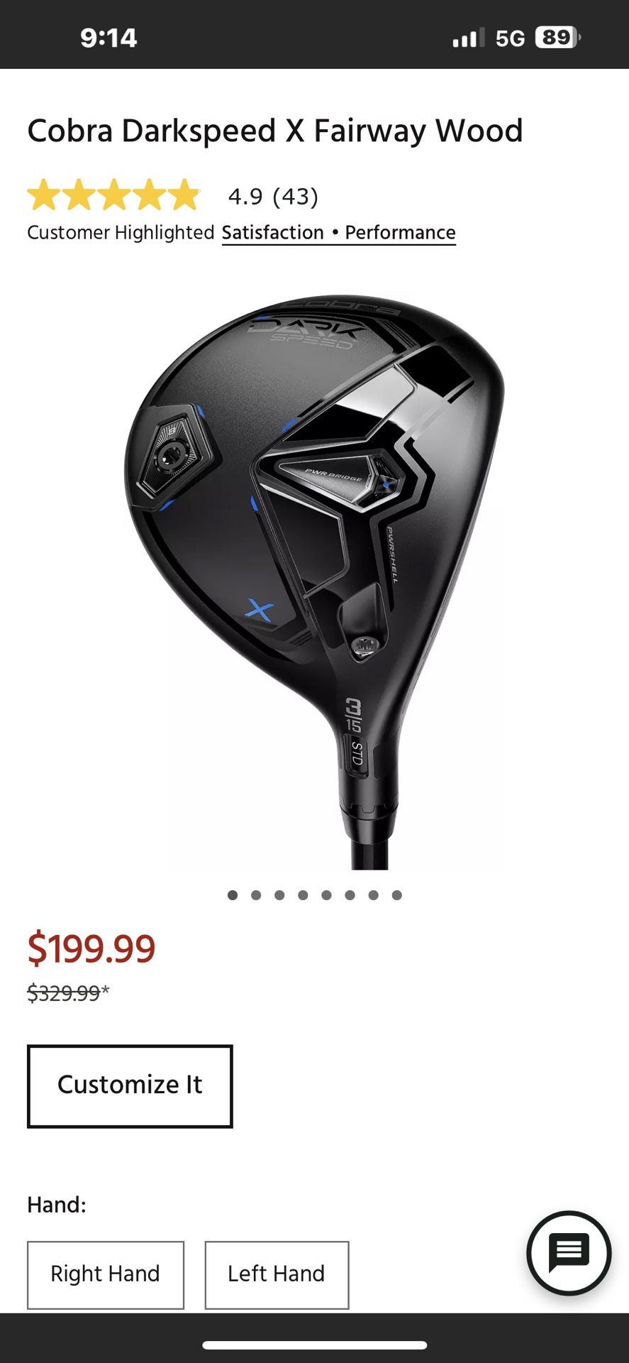 Cobra Darkspeed 3 Wood