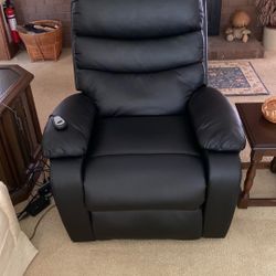 Automatic Recliner With Heat And Massager 
