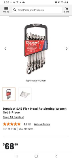 Duralast Flexhead Ratcheting Wrenches 