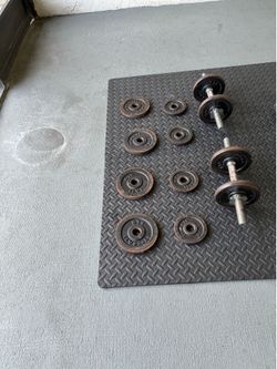 Adjustable dumbbells