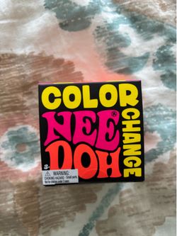 Authentic Schylling Color Changing NeeDoh (blue to pink)