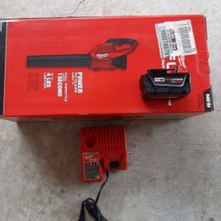 Milwaukee Fuel Blower Set Battery 3.0 And Charger Everything New