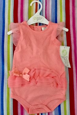 TuTu T Shirts (3-6 months) (Pink & Teal)