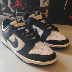 Nike Dunk Low Retro  Black White Men’s 10 DD1391-100 Size 10