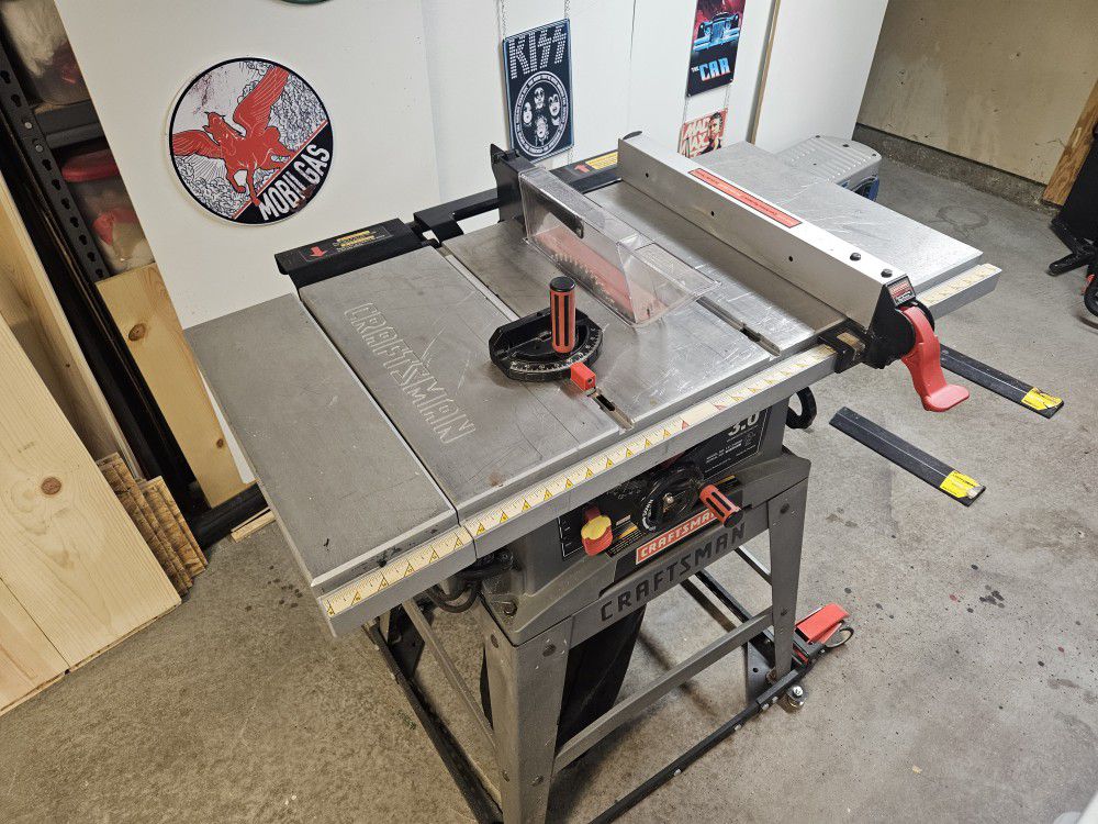 Craftsman 10 In Table Saw 3 HP