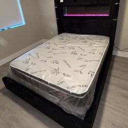 New Bedframe In Box 📦 Buy Now Pay Later $39 Down No Credit Needed 