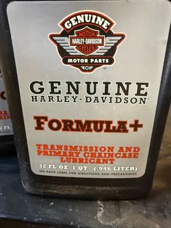 4 Quarts Genuine Harley-Davidson Formula+ Transmission and Primary Chaincase lubricant