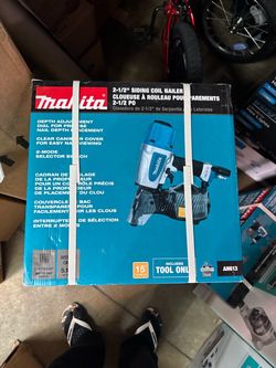 Brandnew Makita AN613 2-1/2" Siding Coil Nailer