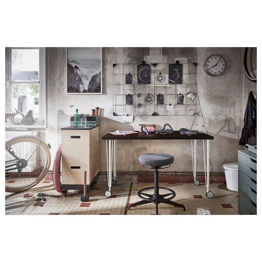 LAGKAPTEN / KRILLE Desk 47 1/4x23 5/8"