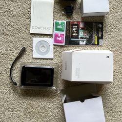 COWON X7 Black 160GB HDD Digital Audio Player Used with Accessories