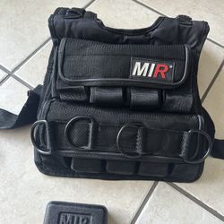 MIR PRO Weighted Vest 60lbs Solid Iron Weights