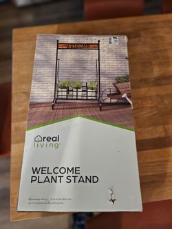 Real Living Welcome Plant Stand
Cash only
Pickup in Santa Clarita, CA,9Q350.