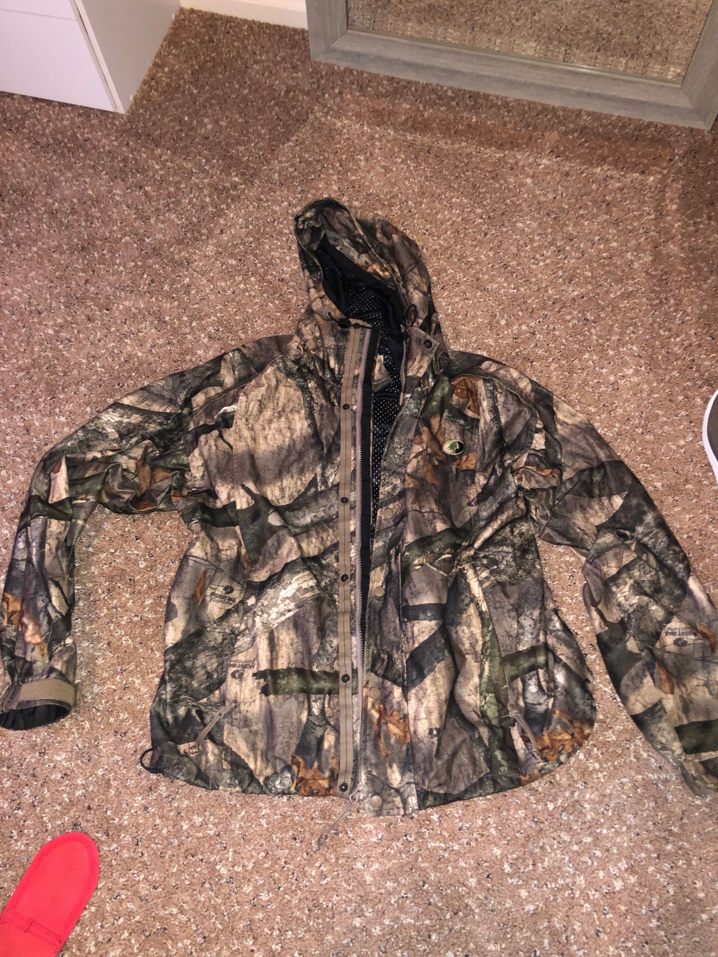 Camouflage hunting jacket