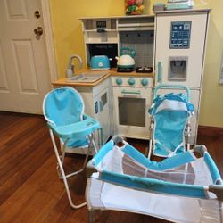 Play kitchen and doll Set