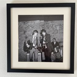 Framed Photographs Of Famous Musicians From The 60S And 70S