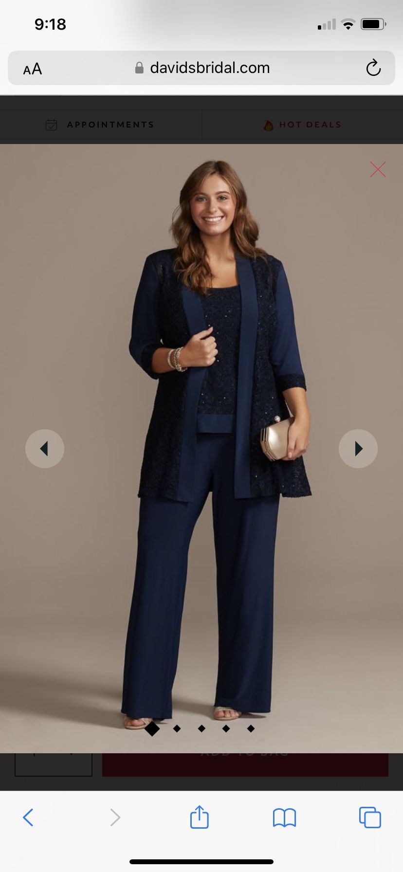 Oleg Cassini Pant Suit