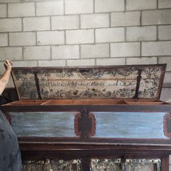 Antique  Wedding  Chest  large