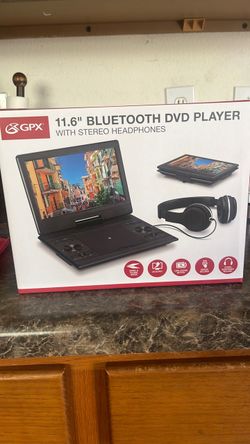 “NEW” GPX 11.6 Bluetooth DVD player