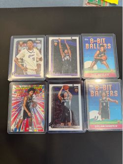 2025-26 Topps Basketball RC Lot Ace Bailey Dylan Harper 8-Bit Ballers Rookie Players x6