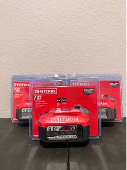 New Craftsman 20V 6.0Ah Battery