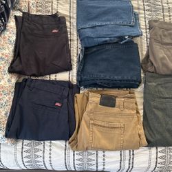 **$10** a Pair Pants- Volcom, Dickies, Wrangler, Carhart , Lucky Brand, IZOD, Levi, Dressing Pants 