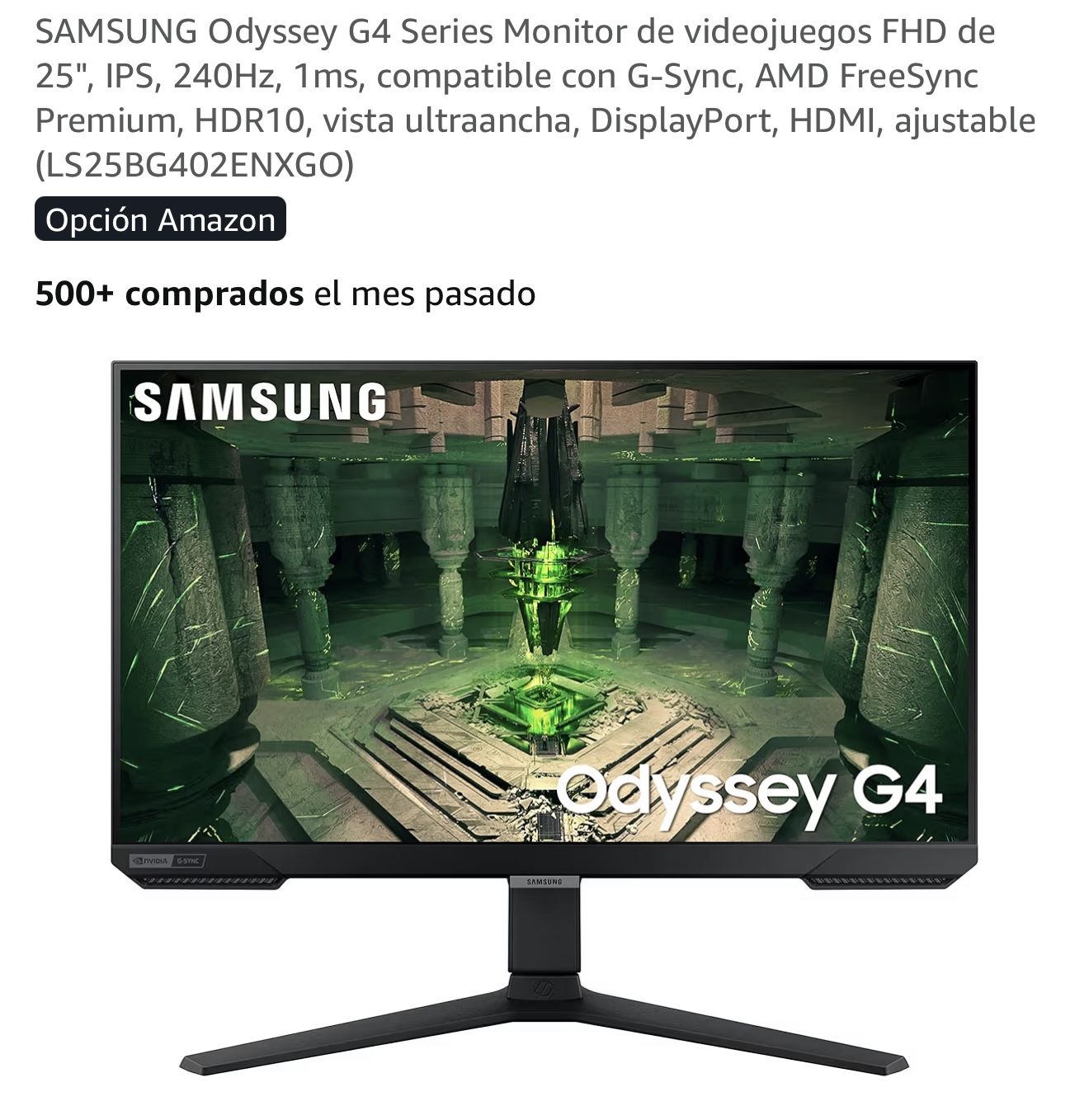 Monitor SAMSUNG Gaming 