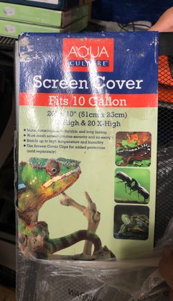 Screen cover 20”x10”