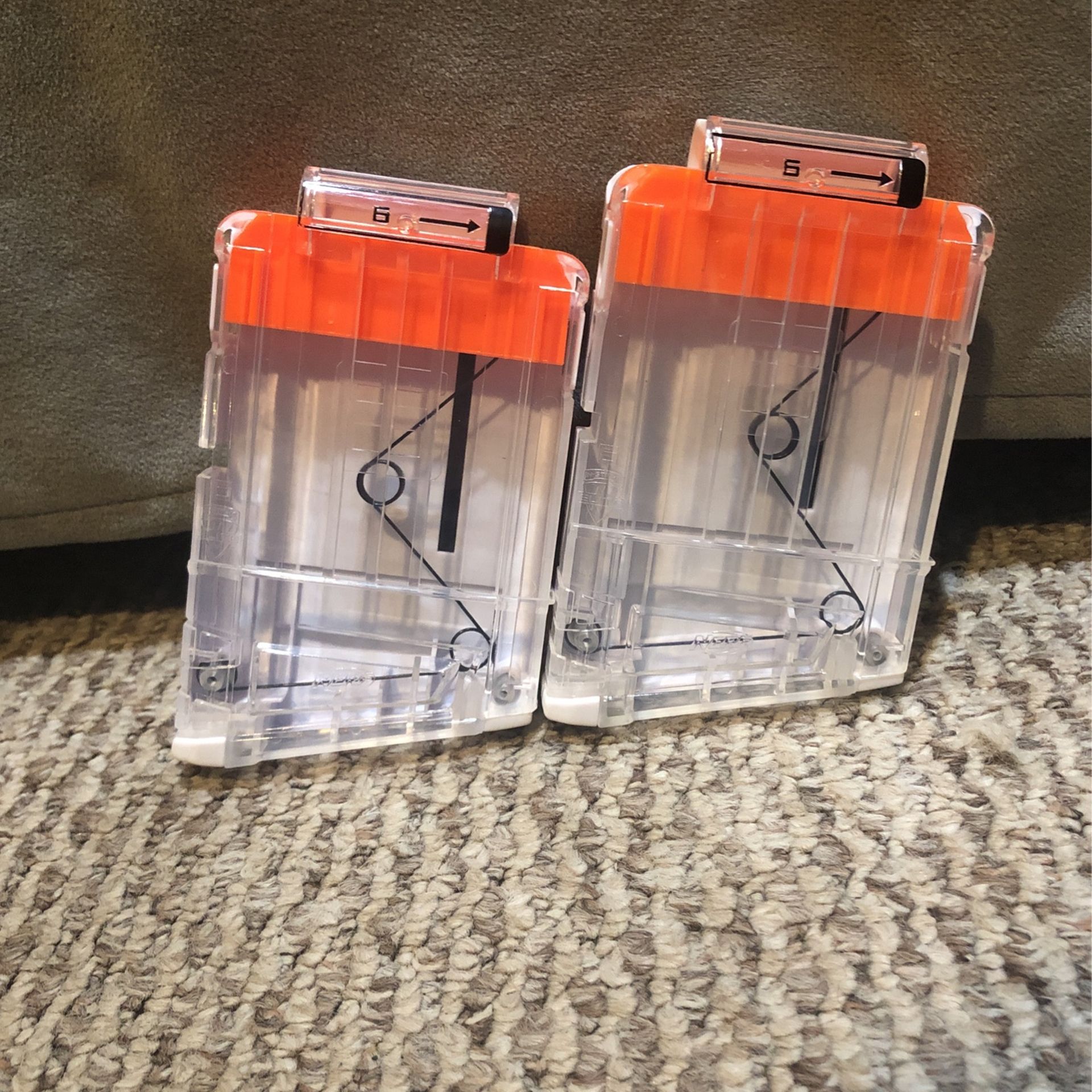 2 Nerf Modulus 6 Bullet Clips