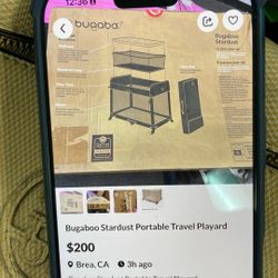 Bugaboo Stardust Portable Travel Placard