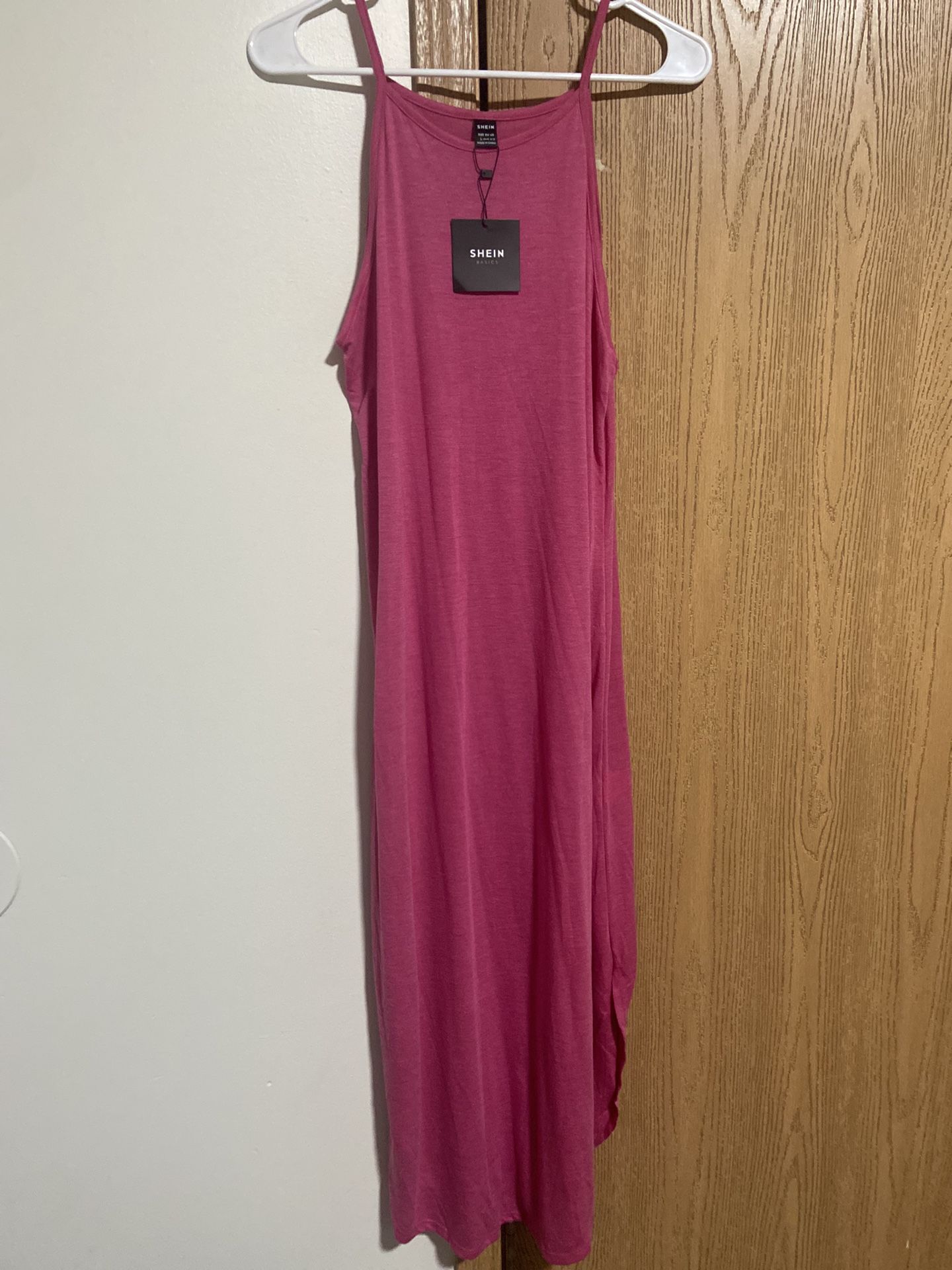 Shein Pink Midi Dress