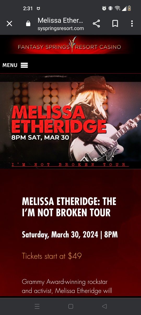 Melissa Etheridge