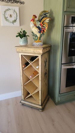 WOOD WINE  CABINET