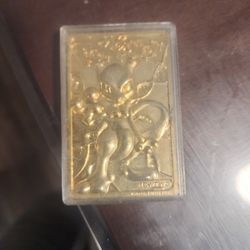 24k Plated Mewtwo