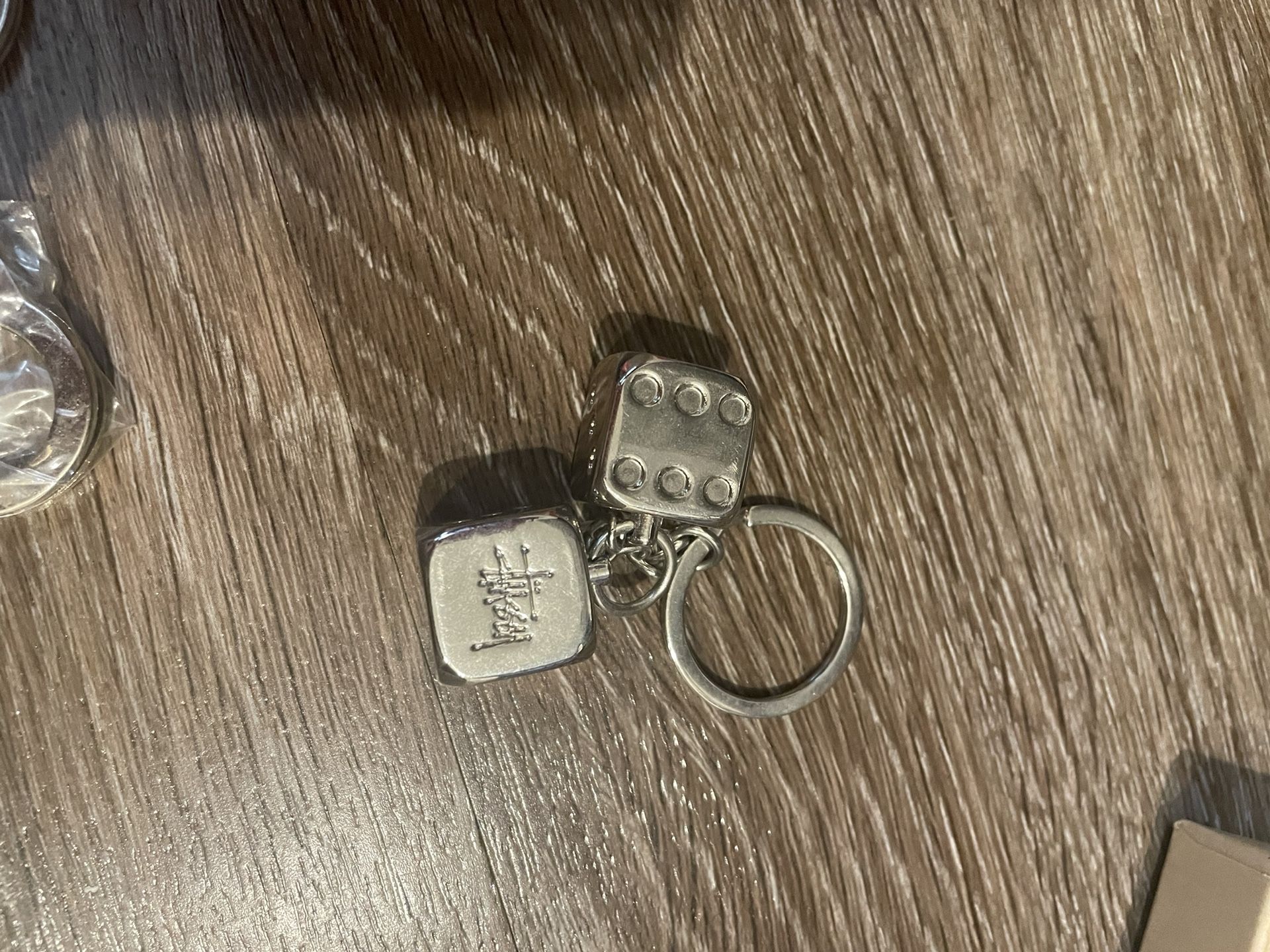 stussy dices keychain