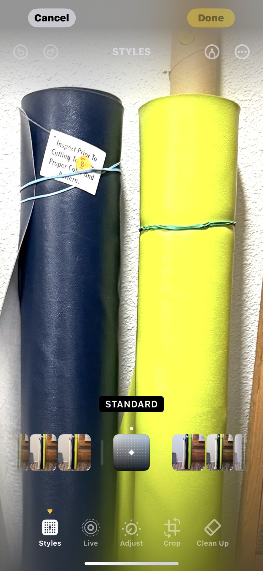 Seahawk Color Marine Vinyl Upholstery Fabric -55” rolls Lots of yardage left ( more blue than green) And throwing in a smaller roll of canvas materia