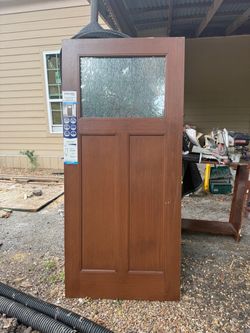 Brand new exterior door
