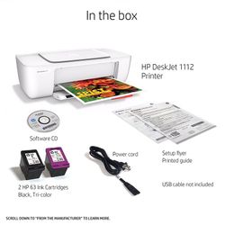 HP DeskJet 1112 Compact photo Printer