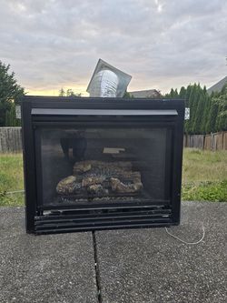 Gas fireplace insert