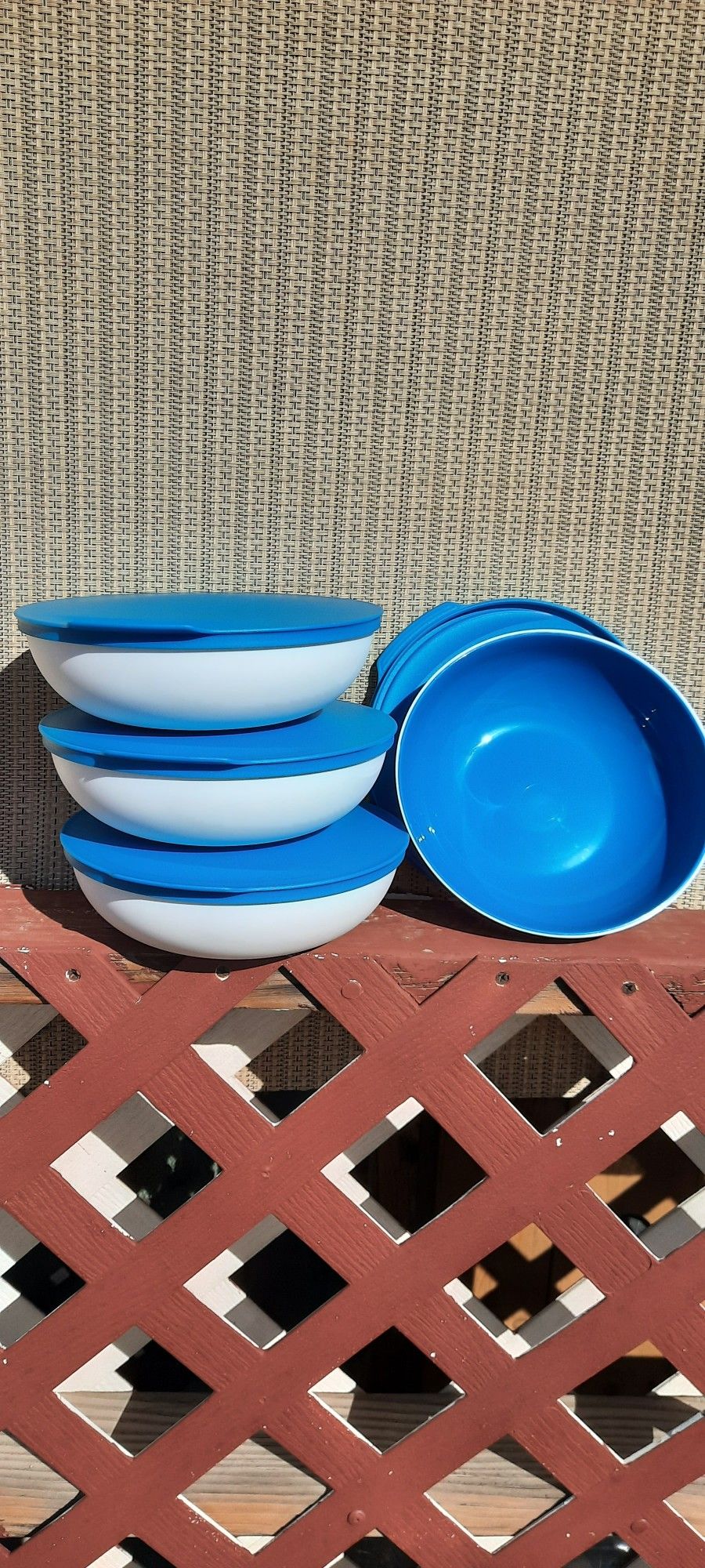 New Tupperware Alegra 4 Piece Set $30.00 Cash And Pick-up Only Bilingual Hablo Español