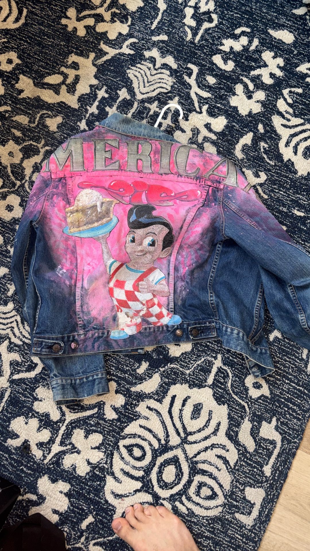 Beautiful custom made Jacket + shirts (Hand painted)