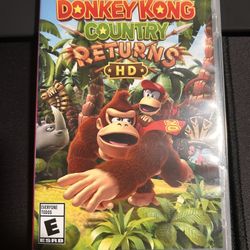 I’m asking$50 DONKEY KONG COUNTRY return HD it’s in good condition Nintendo switch game