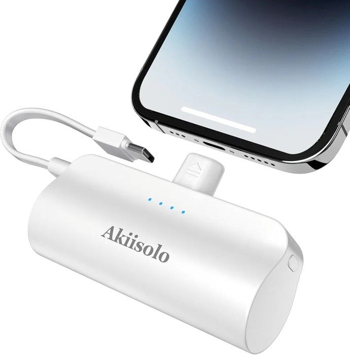 Charger Power Bank For iPhone With Dual Infterface, Real 5000mAh