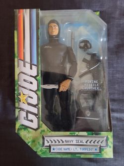 2008 GI Joe Navy Seal "Lt. Torpedo" "12 Action Figure NIB