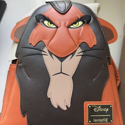 Disney Lion King Scar loungefly Backpack NWT