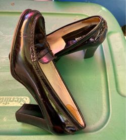 Michael Kors blacks glossy leather size 7.5