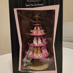 Barbie Shoe Tree 45th Anniversary 2004 Hallmark Keepsake Ornament