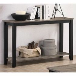 Console Table Wooden Top 