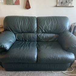 Leather Loveseat