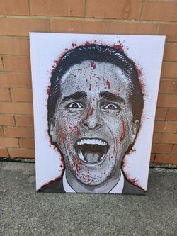 American PSYCHO large Canvas Art