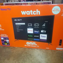 Tv ONN Roku 50", 4k, Alexa, Smart, Excellent 